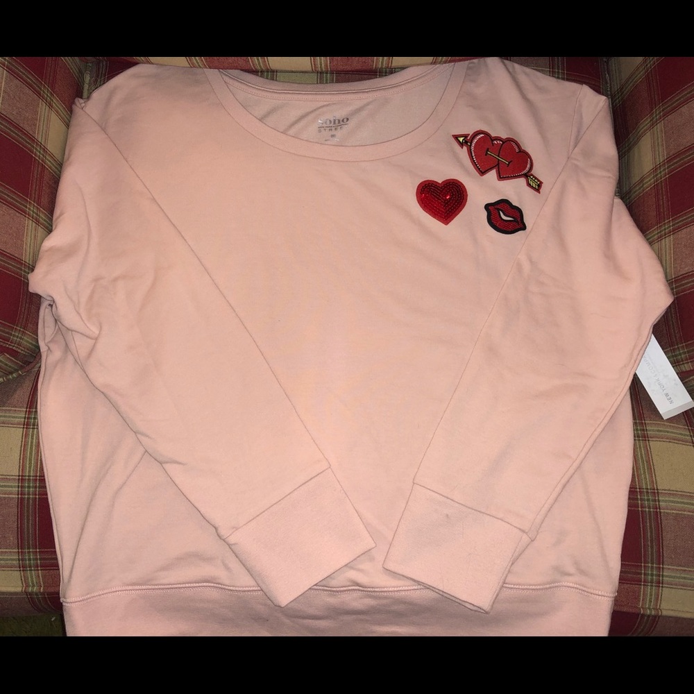 🆕🆒New York & company soho crewneck sweatshirt💔M